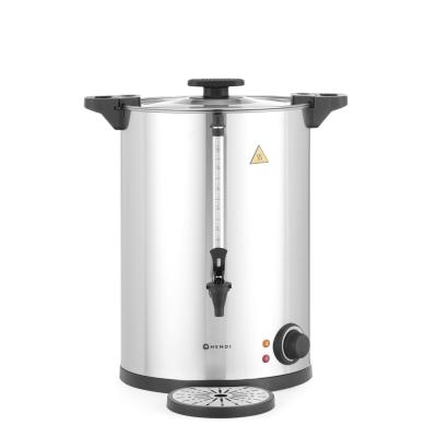Dvoustěnný kotel na horké nápoje, HENDI, ≈ 120 šálků za 37 minut., 17L, 230V/2500W, 415x382x(H)480mm | 211175
